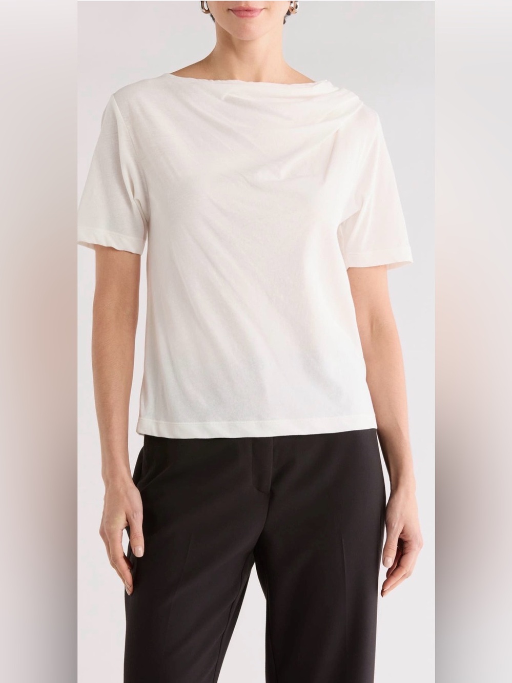 A.L.C. Lee Cowl Neck Cotton Top